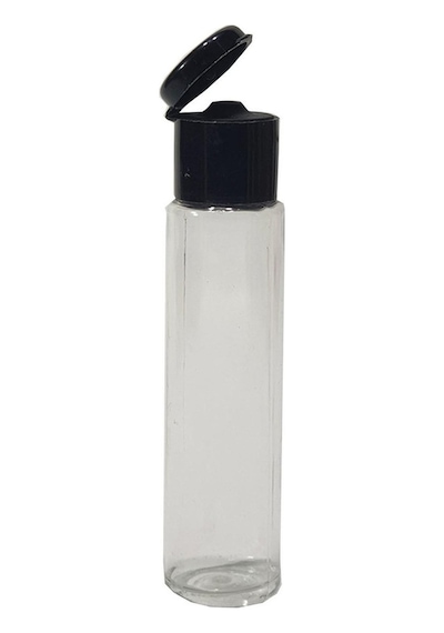 10 Adet 30Ml Plastik Boş Şeffaf Şişe Açmalı Kapaklı