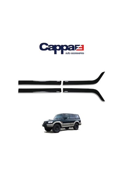 Cappafe Hyundai Galloper Cam Rüzgarlığı Akrilik 4 Parça 1997-2003