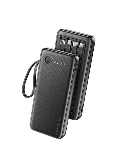Ven-dens Vd-pb058 10000mah Dijital Ekranlı Premium Powerbank Siyah