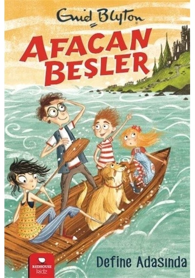 Afacan Beşler - Define Adasında - Enid Blyton - Redhouse Kidz Yayınları