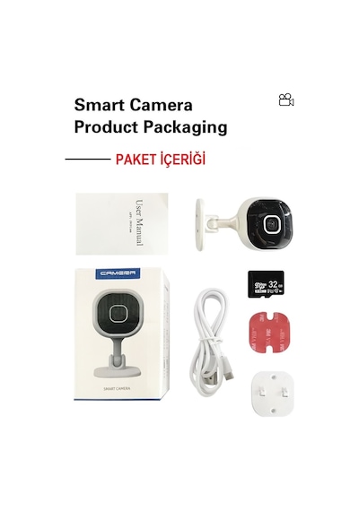Wifi Mini Kamera + 32gb Hafıza Kart İle Birlikte