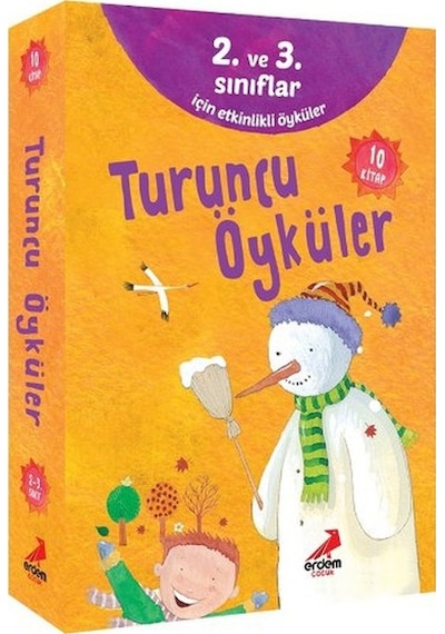 Turuncu Öyküler - 10 Kitap Takım - Figen Yaman Coşar - Erdem Çocuk
