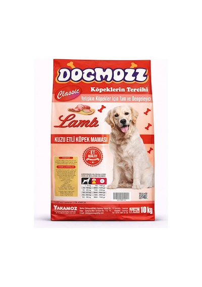 Dogmozz Kuzulu Yetişkin Köpek Maması 10 KG