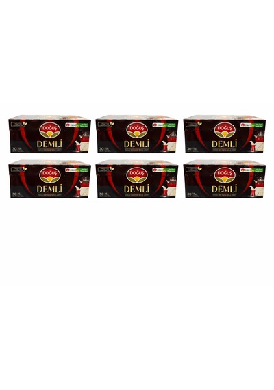 Doğuş Demli Demlik Poşet Çay 30grx15adet 450gr X6 Adet