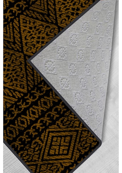 Rovigo Home Dijital Baskı Yıkanabilir Kaymaz Taban Salon Halısı RVG0158-SD841 Çok Renkli