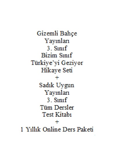 3. Sınıf Hikaye Kitabı Seti Bizim Sınıf Türkiye'yi Geziyor Yeni + Sadık Uygun Yayınları Tü Test Okul Çağı Çocuk Kitapları 41376218
