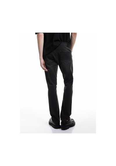 Koton Normal Bel Pamuklu Slim Fit Jean Pantolon - Brad Jean Antrasit 5sam40034nd