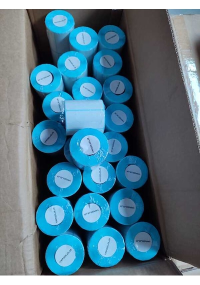 Barkod Etiket Sticker 60x30 Mm Lamine Termal Etiket 1 Rulo 500 Tam Adet 1