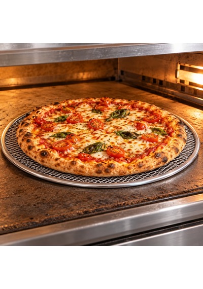 Fida Pizza Pişirme Teli & Screen Pizza Screen 32 Cm Gümüş