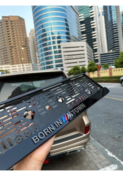 Born In Mpower Town Bmw Plakalık Kabartmalı