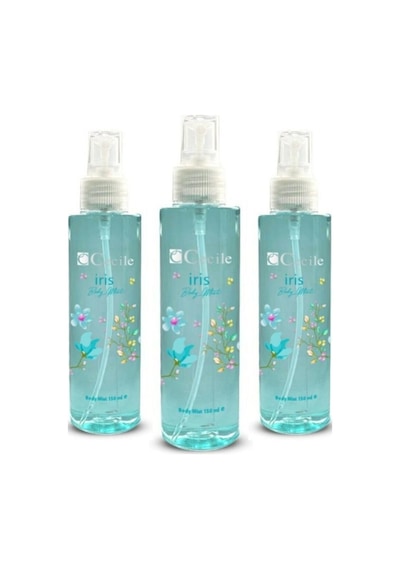 Cecile Iris Body Mist Vücut Spreyi 150 ML x 3