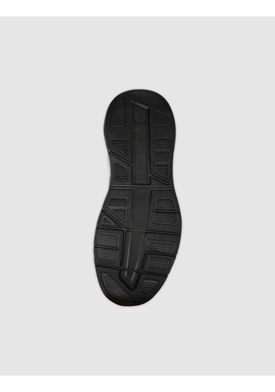 Cabani Hakiki Deri Erkek Hafif Taban Sneaker Ayakkabı Siyah