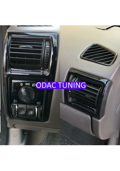 Opel Astra G Konsol Kaplama Parlak Siyah Manuel Vites Klima