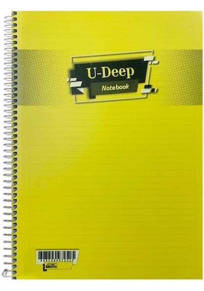 Umut U-Deep A4 Spiralli Defter Pp. Kapak 96 Yp. Çizgili