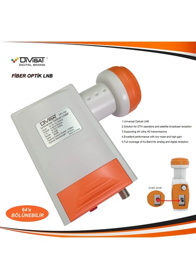 Divisat Fiber Optik Lnb - 64'e Bölünebilir