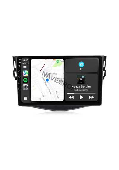 Toyota Rav4 2006-12 9" Uyumlu Androıd Multimedya Gerçek 2/32 Kablosuz Carplay Geri Görüş Kameralı 9"