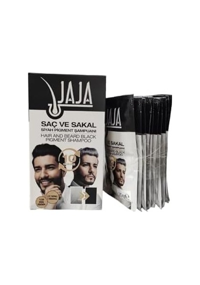 Jaja Saç Sakal Siyahlaştırıcı Şampuan 25 Gr X 10 Adet