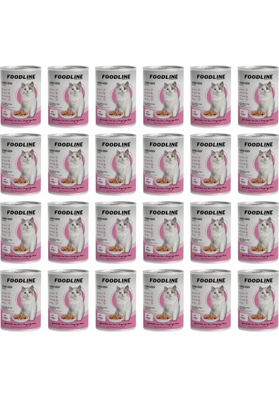 Foodline Tavuklu Yavru Kedi Konservesi 24 x 400 G