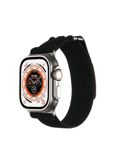 Apple Uyumlu  Watch 42/44/45/46/49mm Kordon Çift Yapılı Hasır Naylon Kordon 106 2/3/4/5/6/se/7/8/9/10/ultra