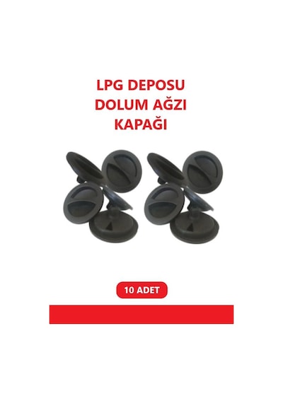 Oto Motto Lpg Depo Dolum Kapağı İnce Diş 10 Adet