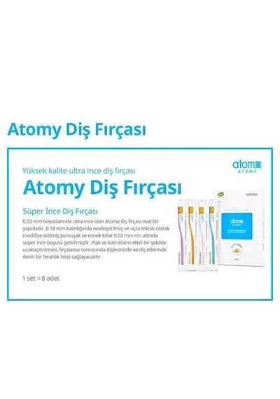 Atomy Diş Fırçası 8 Adet