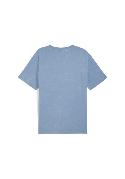 Puma Graphıc Font Play Washed Erkek Geniş Kesim Tişört 632119 34 Mavi