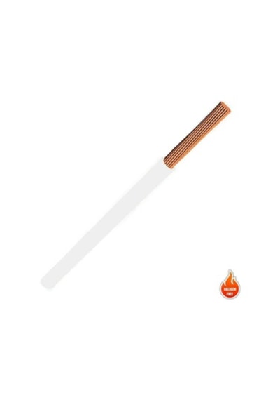 Kablo Yanmaz 0,35 Mm Çok Telli Tek Damarlı Beyaz 5 Metre Top