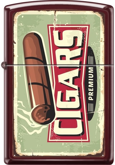 Zippo Vintage Ad Design Çakmak