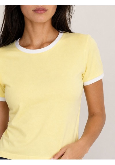 Loft Slim Fit Kadın Tshirt K.kol Lf2044188 Q1.v1 Sarı