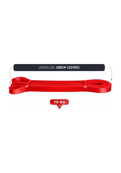 Spor Byfit 15 Kg Dirençli Power Latex Güç Bandı