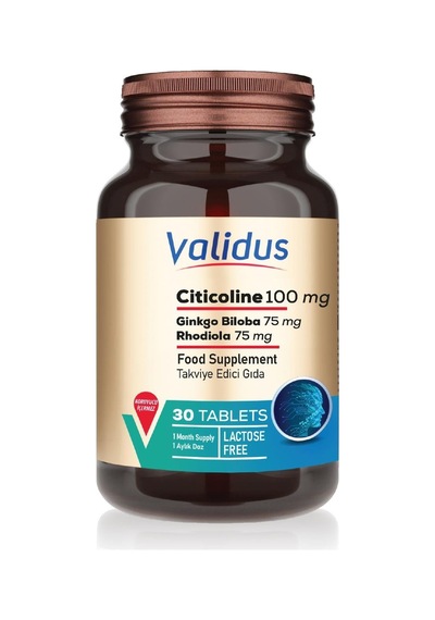 Validus Sitikolin 100 Mg 30 Tablet