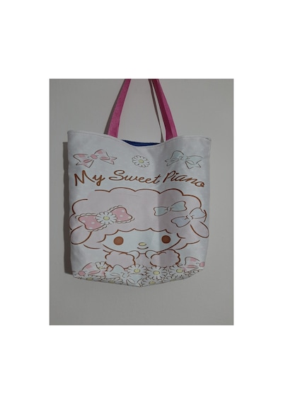 Owl Bag Sanrio Kawai - My Sweet Piano Desenli Tasarım Kumaş Omuz Çantası Çok Renkli