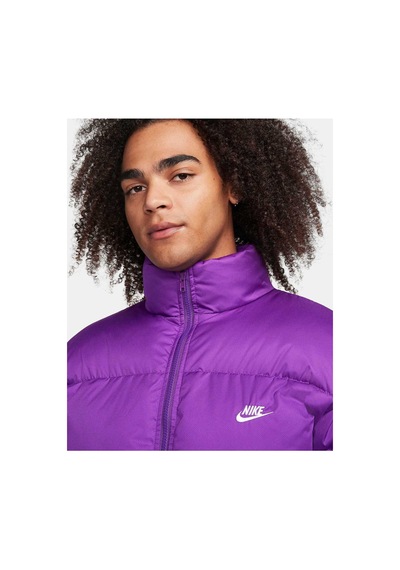 Nike Sportswear Club Şişme Erkek Montu Mor Mor