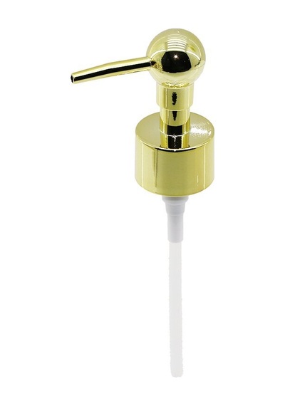 Yakut-11116 Sıvı Sabun Plastik Hortum 11.7cm Gold Pompası Top Başlı Lüx - 100'li Paket Diğer
