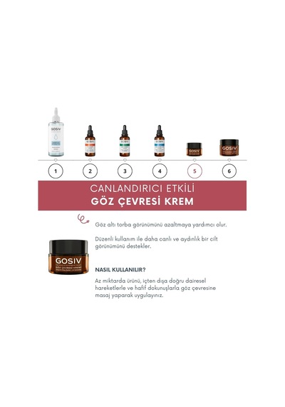Tr Canlandırıcı Etkili Göz Çevresi Krem 15 Ml