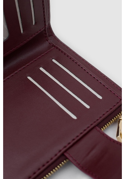 Shule Bags Rosa Kroko Desenli Kadın Kartlık Bordo