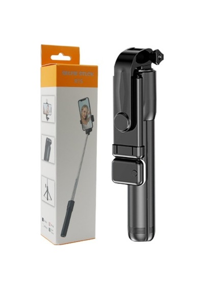 R1s Selfie Çubuğu Led Işıklı Bluetooth Kumandalı Özçekim Sopası Yatay Dikey Kullanılabilen Tripod