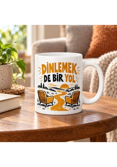 Rehberlik Odası Tasarımlı Porselen Kupa - Model 882