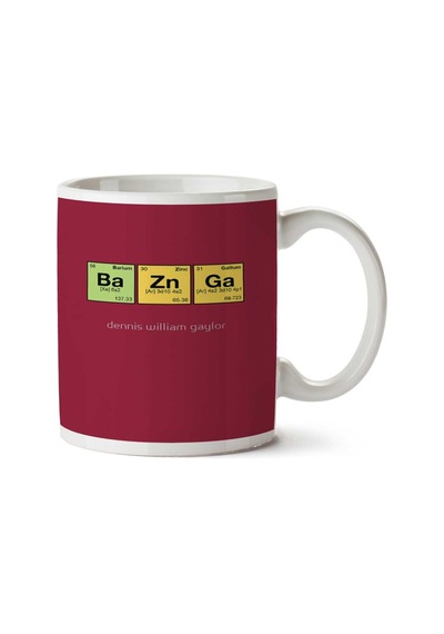 Bazinga Renkli Periyodik Cetvel.png İki Tarafı Baskılı Kupa Bardak Çok Renkli