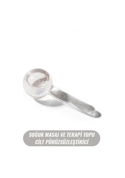 Buz Küre Soğuk Masaj Ve Terapi Topu Ice Globes Leke Önleyici, Cilt Pürüzsüzleştirici Şeffaf Karışık