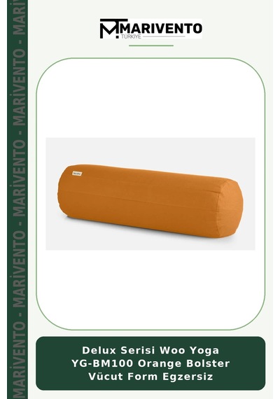 Delux Serisi Woo Yoga Yg-bm100 Orange Bolster Vücut Form Egzersiz Turuncu