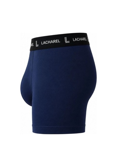 Erkek Likralı Pamuklu Nefes Alan Penye Boxer 3'lü Paket - Lacivert