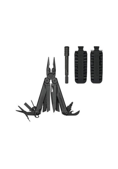 Leatherman Kamp Wave Plus Black Tool Set Siyah