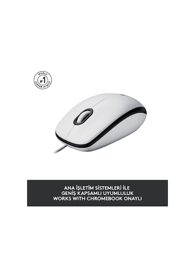Logitech M100 USB Kablolu Optik Mouse