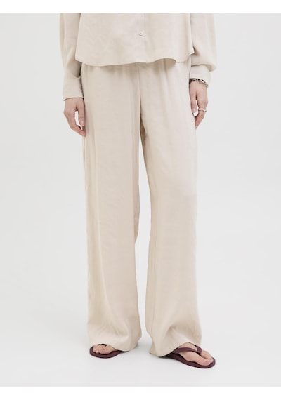 Jack & Jones Kadın Straight Fit Pantolon - Fie - 12270928 Feather Gray Gri