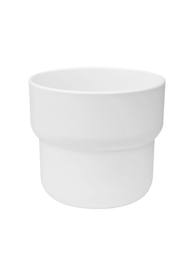 Plastik Saksı, Beyaz, 9 Cm, İç/dış Mekan 3 Adet