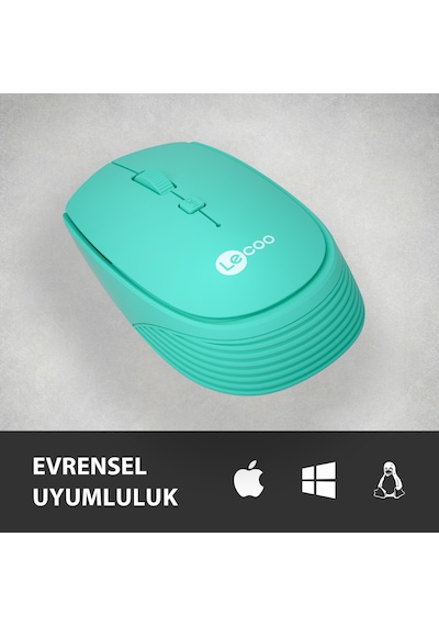 Lecoo WS202 Kablosuz 1200DPI 4 Tuşlu Optik Mouse