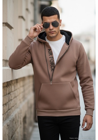 Buratti Erkek Sweat 575707 Sütlü Kahve Sütlü Kahve