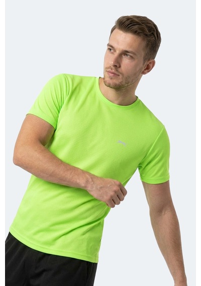 Slazenger Herrera Erkek Neon Yeşil Tişört