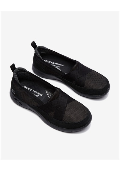 Skechers Arch Fit Refine Kadın Siyah Günlük Ayakkabı 104270 Bbk
